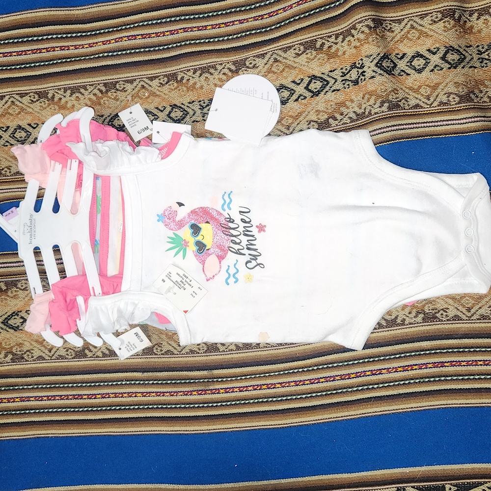 NWT Koalababy 6-9m Vacation/Summer Fun Tank Set- 4 Pc